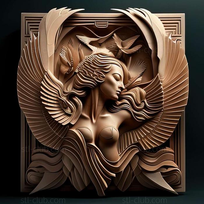 3D model art deco (STL)